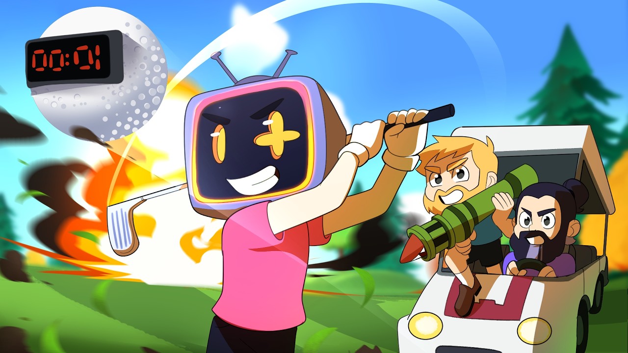 This Is The Most EXTREME Golfing Game Of All Time! | Super Battle Golf