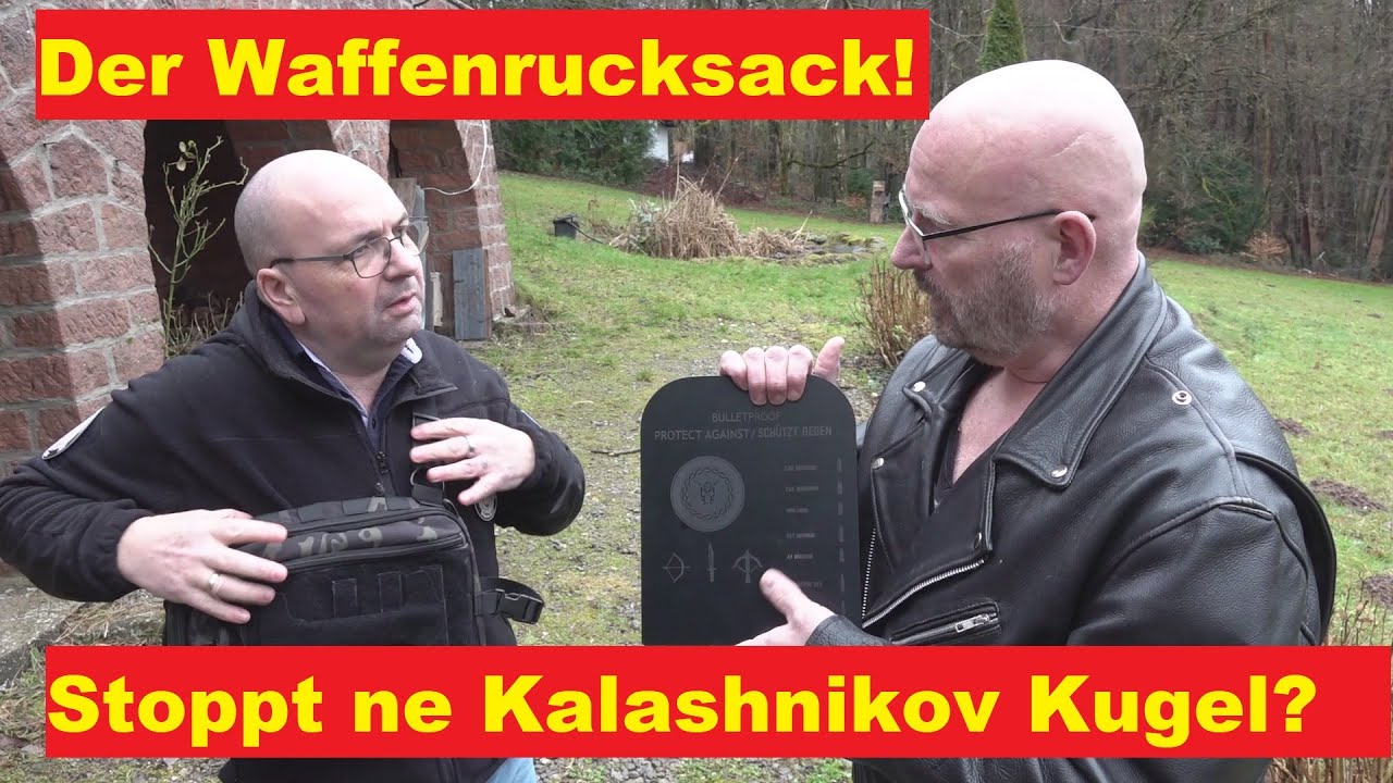Dirks Wundertüte - kugelsicherer Rucksack? WOW.