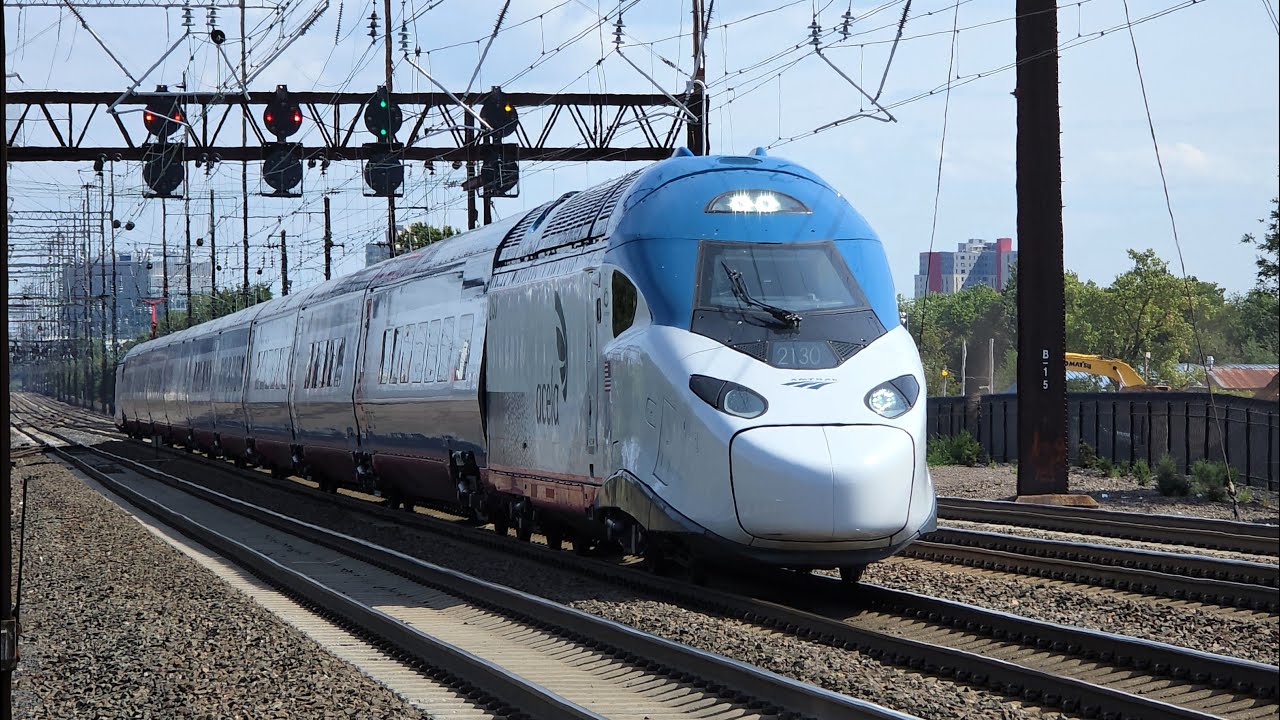 Jersey Ave Railfanning (8/28/25) NextGen Acela revenue run (NJ Transit & Amtrak)