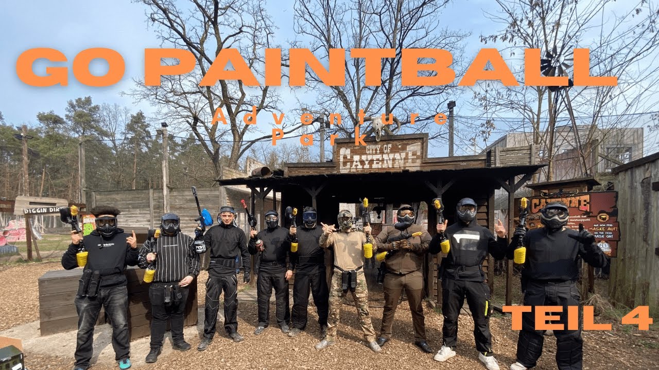 Paintball Chaos im GO PAINTBALL Adventure Park ! Vlog #4  🌳💣