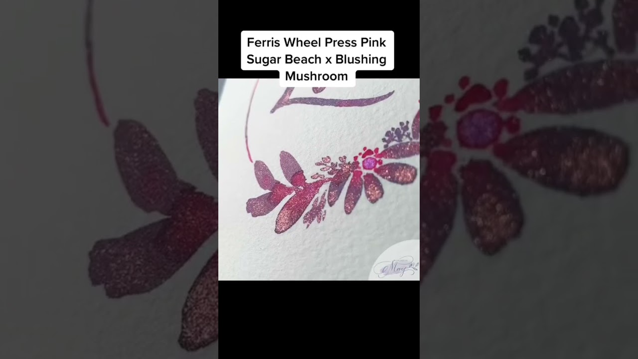 @ minortismay ft a mix of Pink Sugar Beach and FerriTales Blushing Mushroom ink; Ferris Wheel Press✨