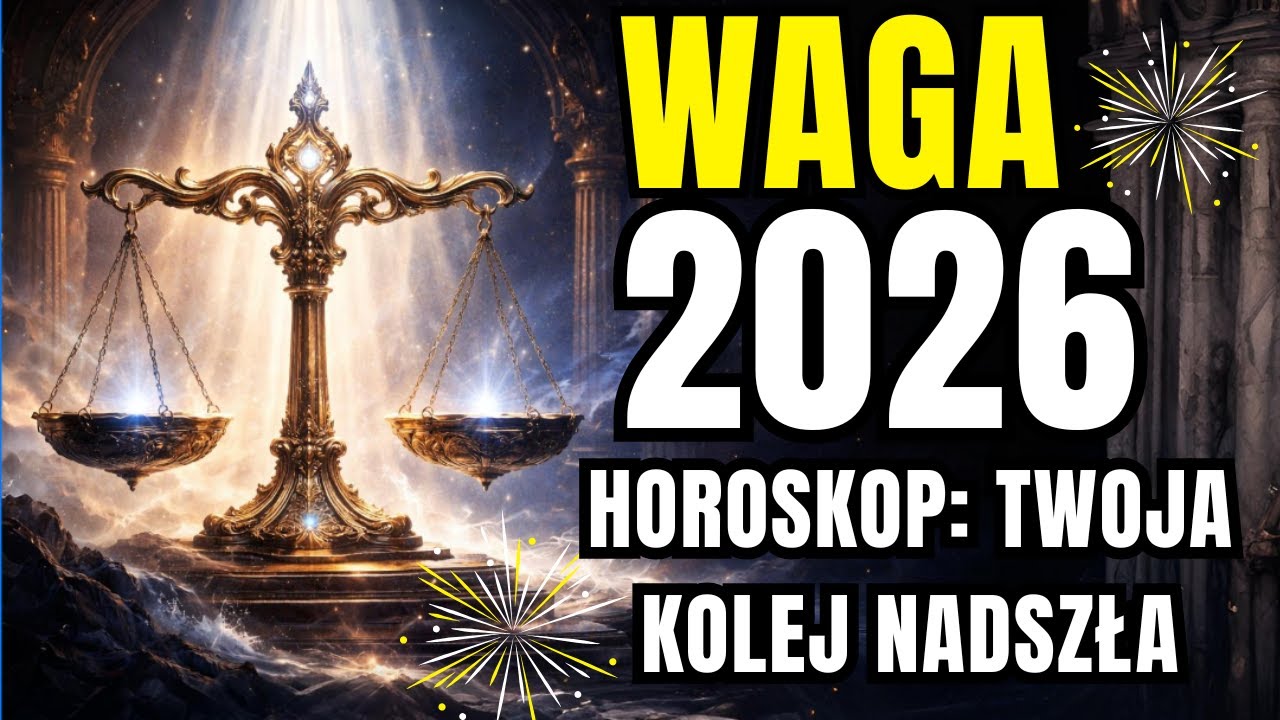 WAGA HOROSKOP 2026 - KONIEC NIEPOKOJU. CZAS NA TWOJĄ RÓWNOWAGĘ I SPEŁNIENIE!