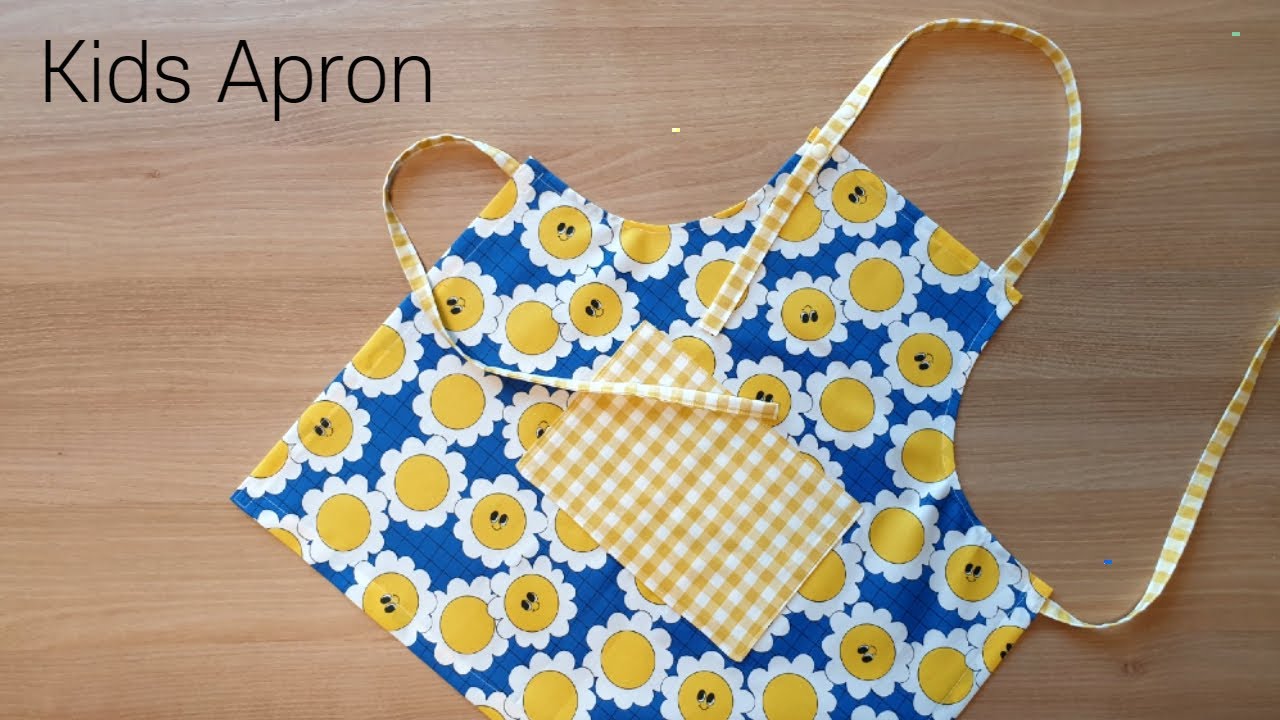 DIY 아동용 앞치마 만들기 - How to sew a kids apron