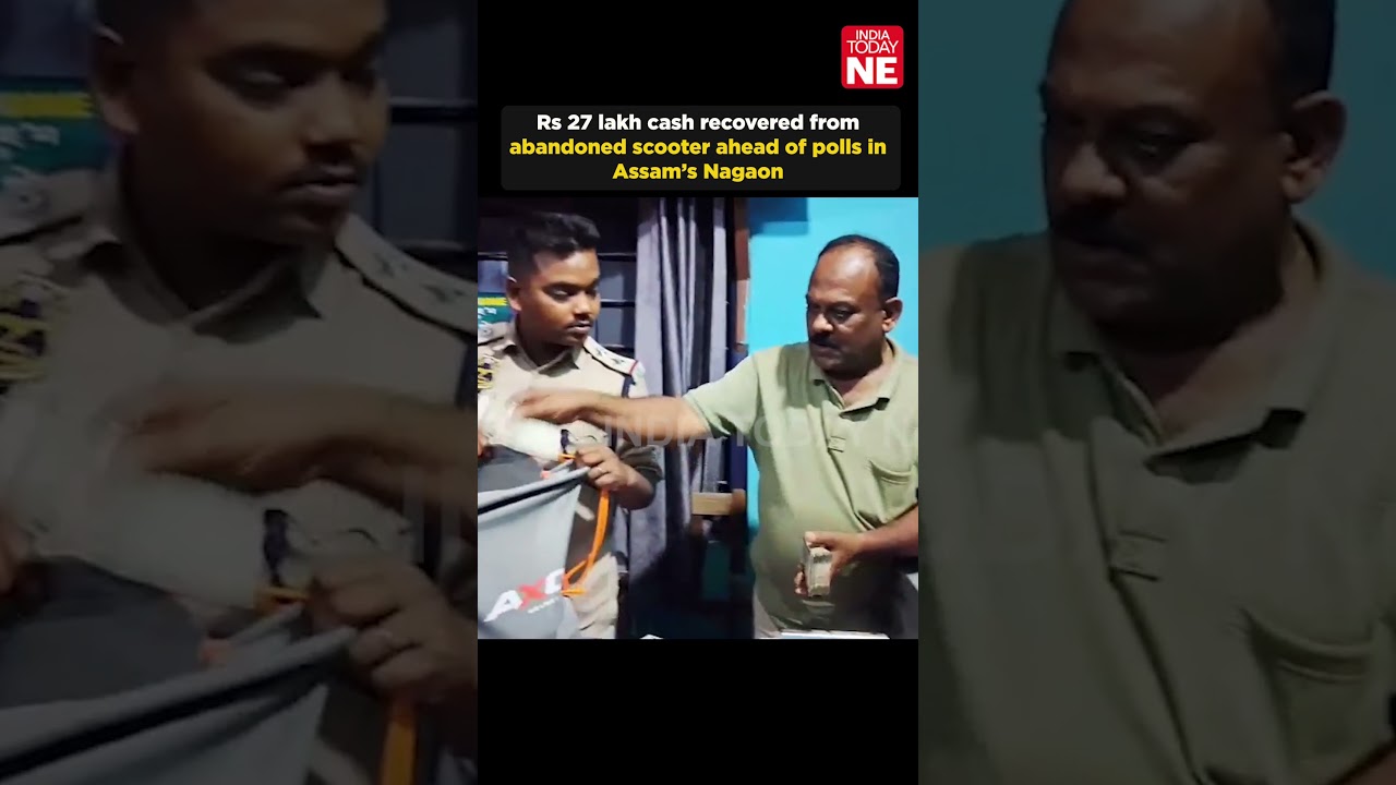 Rs 27 lakh cash recovered from abandoned scooter ahead of polls in Assam&rsquo;s Nagaon