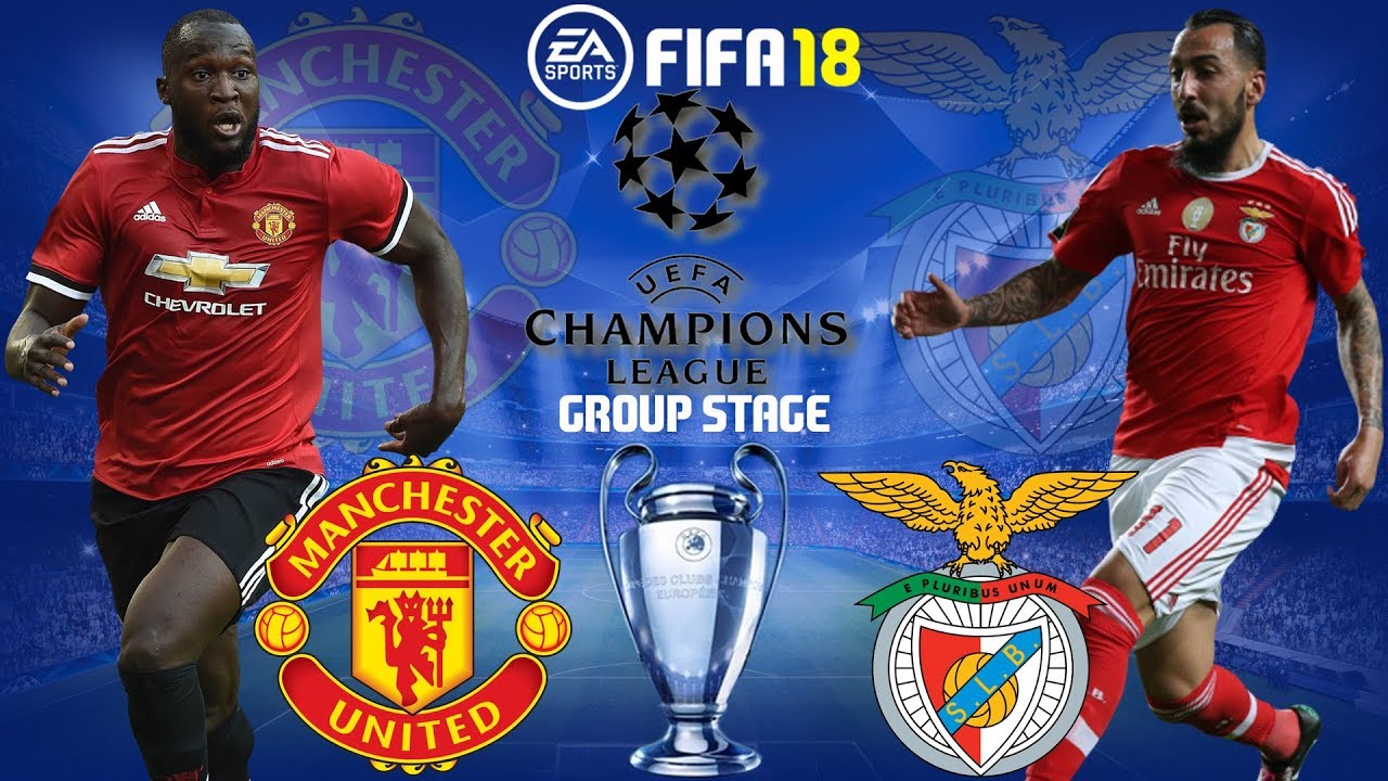FIFA 18 | Manchester United vs Benfica | Champions League 2017/18 | Group Stage | Full Match