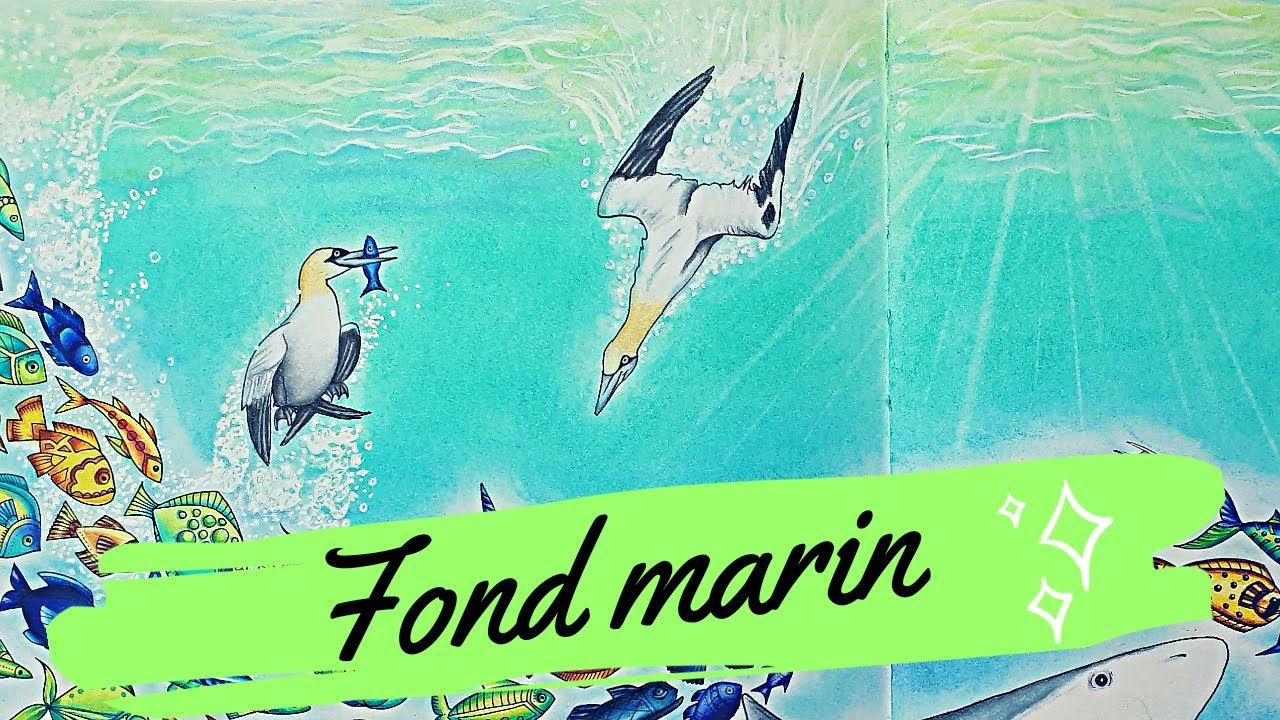 FOND MARIN aux pastels tendres 💦 - Océan Perdu - Johanna BASFORD