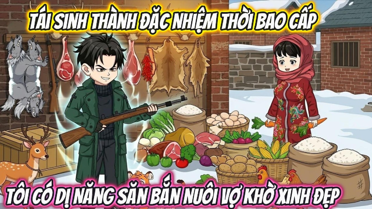 Tái Sinh Thành Đặc Nhiệm Thời Bao Cấp, Tôi Có Dị Năng Săn Bắn Nuôi Vợ Khờ Xinh Đẹp | Phan VietSub