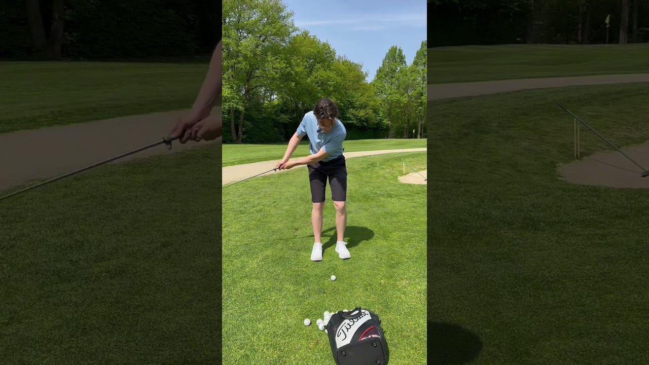 Hoe moet je chippen? ⛳️ #golf #pga #professional #chippen #golftips