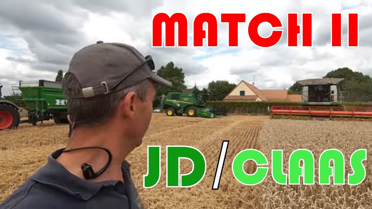 Moissonneuse : le Match JD / Claas