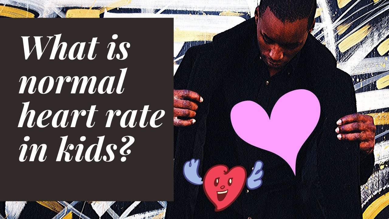 What is the normal heart rate (pulse rate) in children?