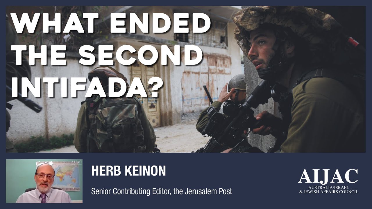 How did the Second Intifada end?