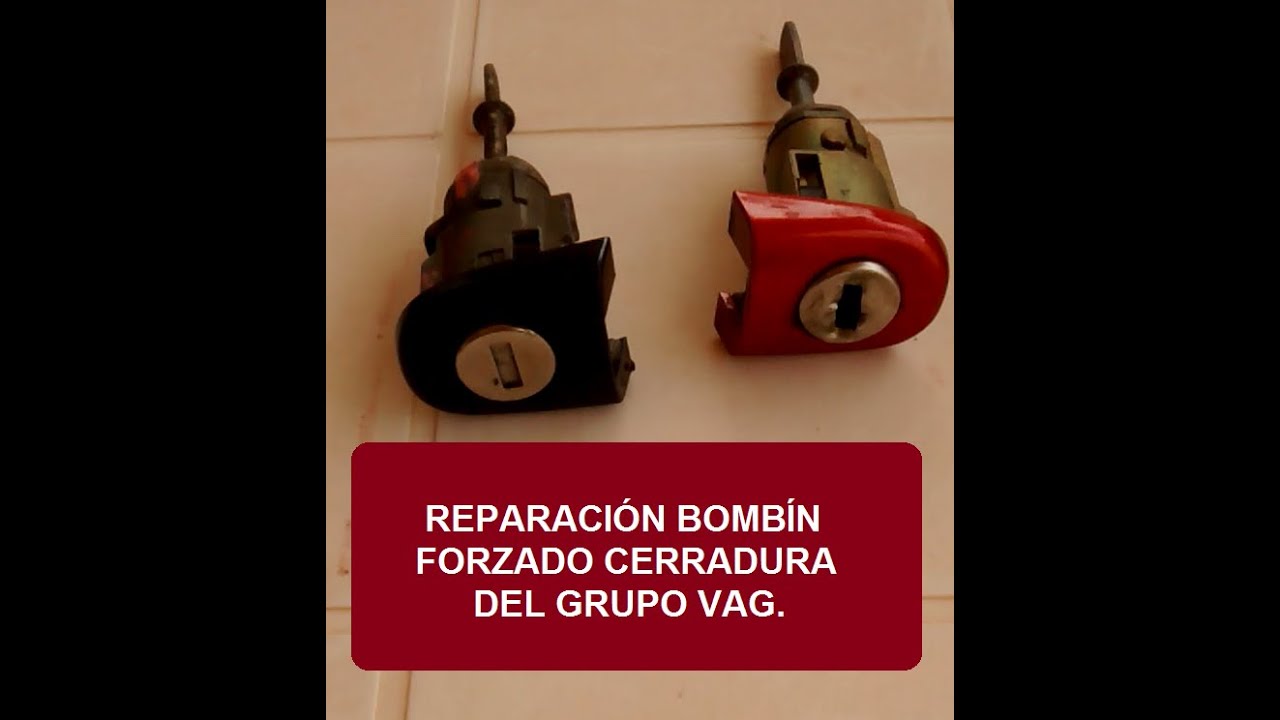 Reparar bombín cerradura dañado o forzado grupo VAG (Seat Leon mk1, Seat Toledo mk2, Vw Golf IV,...)