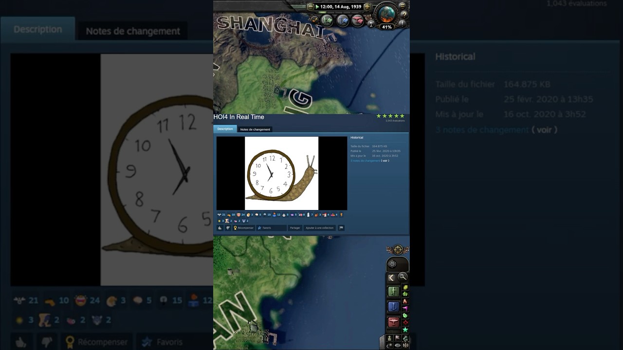 HOI4 en temps r&eacute;el ?