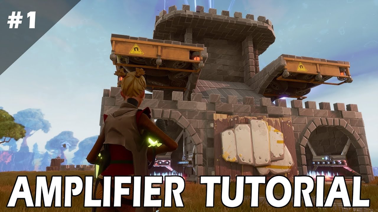 AMPLIFIER TUTORIAL | Ep.1 - CASTLE TOWER AMPLIFIER - FORTNITE PvE SAVE THE WORLD STONEWOOD AMPLIFIER