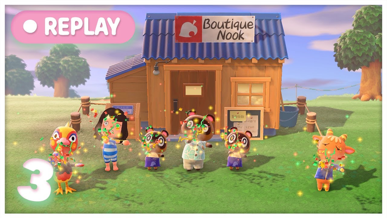 🐸 ACNH • Jour 3 sur ma nouvelle île, Rainette ! • 3 (sur Switch 2)