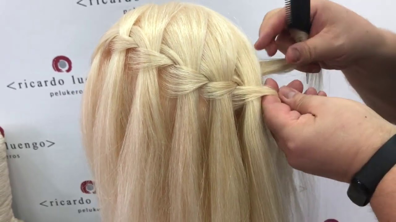 TRENZA CASCADA (paso a paso) Módulo 3 del curso 😱🙏🍾😍