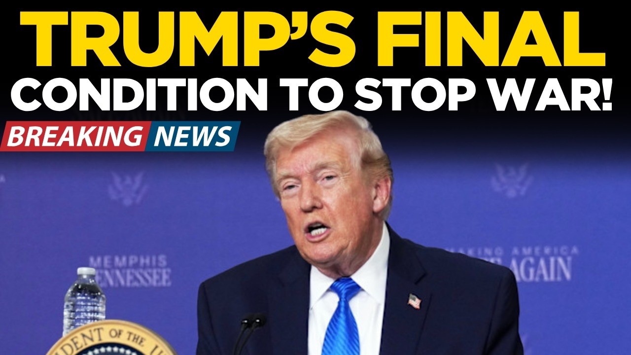 LIVE: Trump&rsquo;s 5 Big Terms For Iran Peace Deal | War End Strategy Explained By Trump | US Iran War