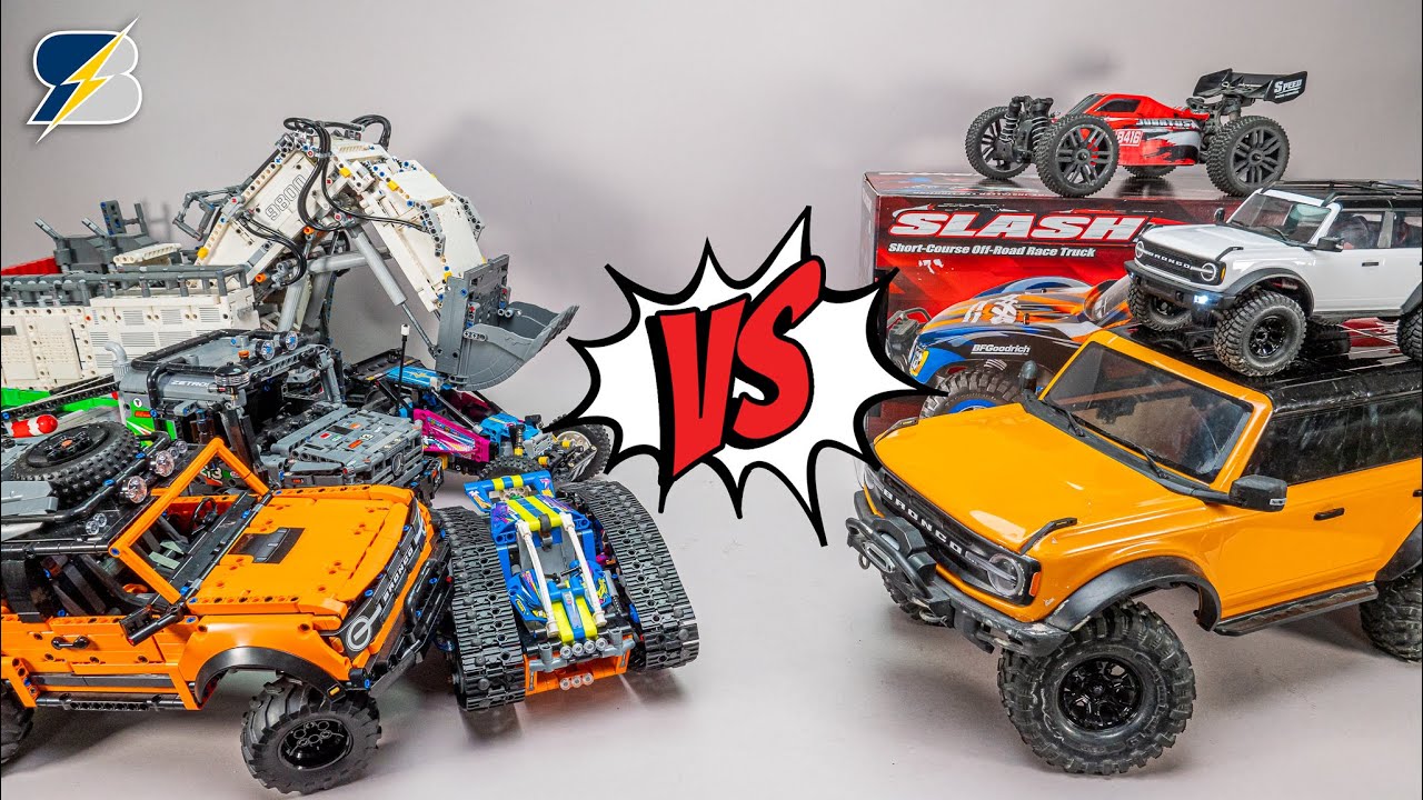 LEGO RC против «настоящего» RC (Traxxas, WPL и т.д.) — первый раунд