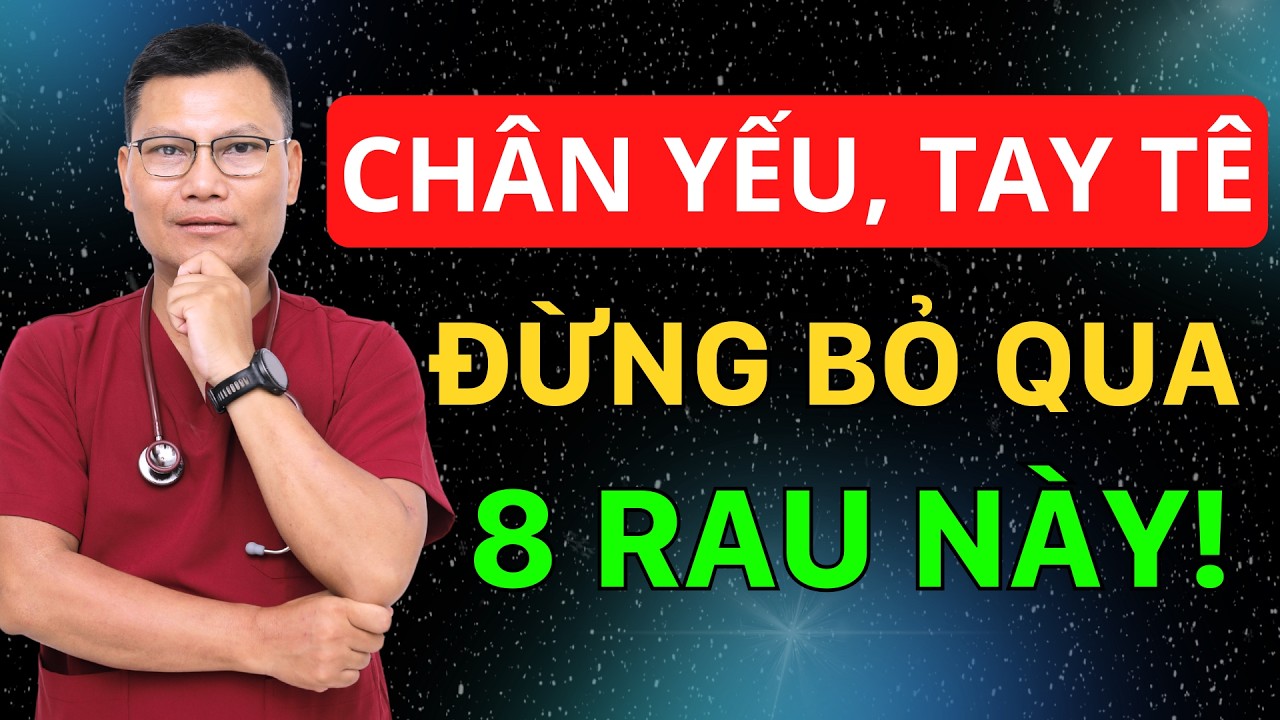 Tạm Biệt Tê Tay Chân Yếu: 8 Loại Rau Hỗ Trợ Cơ Thể Tự Tổng Hợp Collagen | Lê Minh Tuấn
