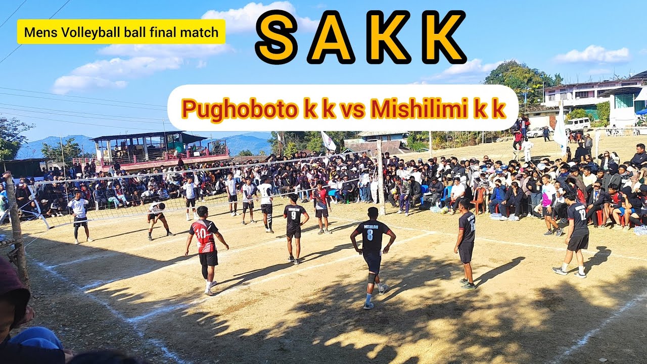 SAKK mens Volleyball Final match Pughoboto k k vs Mishilimi k k. ( full match 5-set )