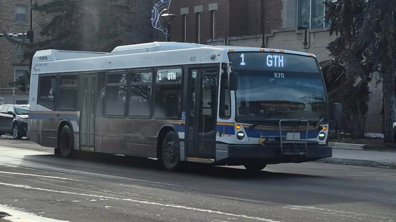 Onboard Regina Transit 2017 NovaBUS LFS #820