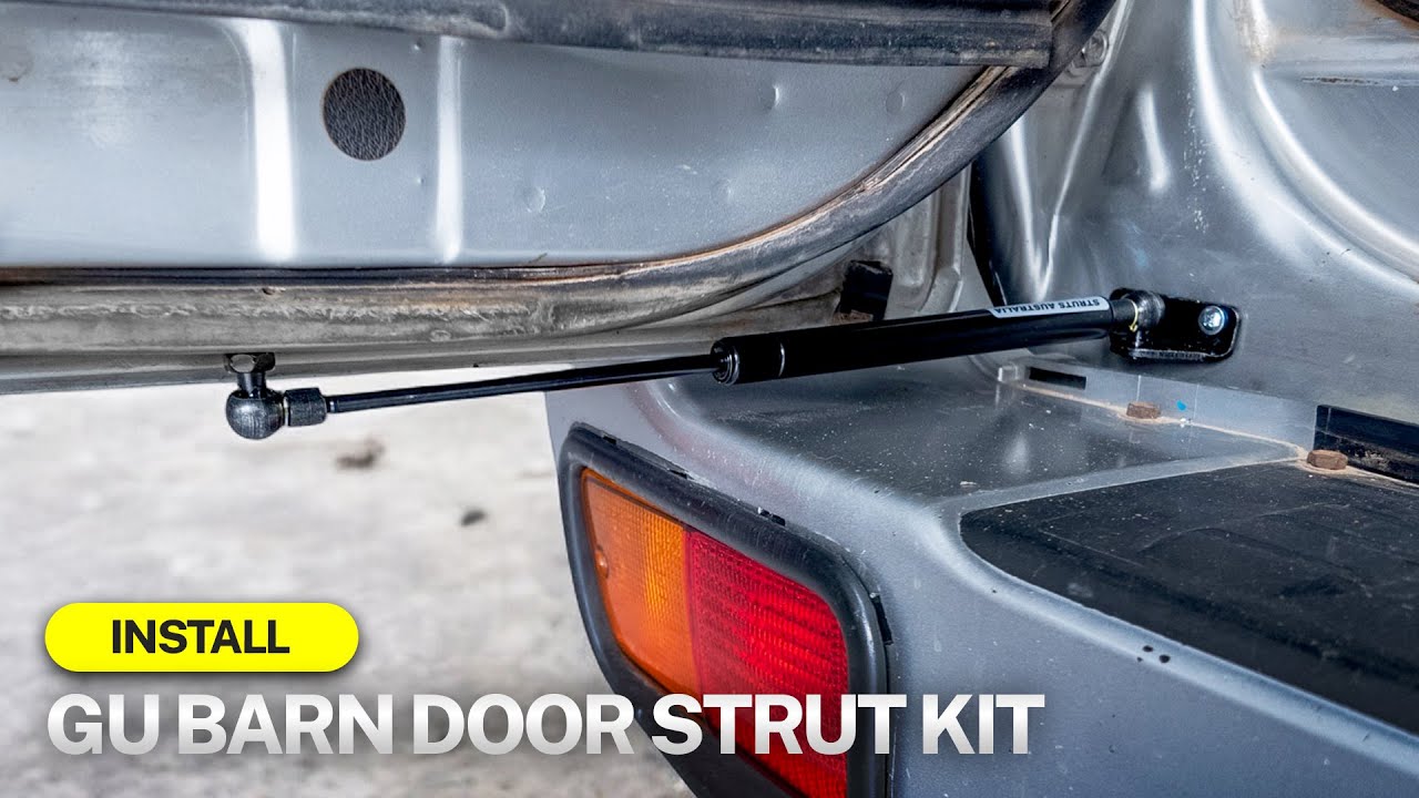 GU Patrol Barn Door Gas Strut Installation