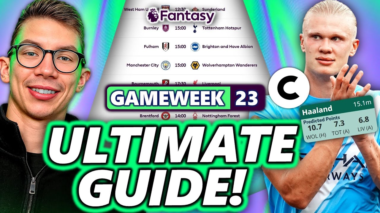 Хэланд — тройной капитан? Полное руководство по 23-му туру Fantasy Premier League! 📈 | Fantasy Pr...