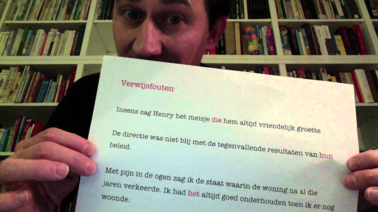 Taalverzorging - verwijswoorden