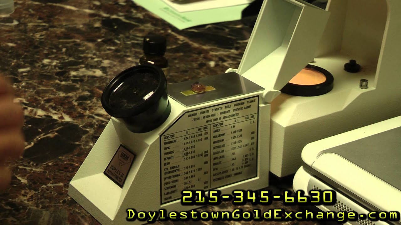 How to test gem stones refractometer