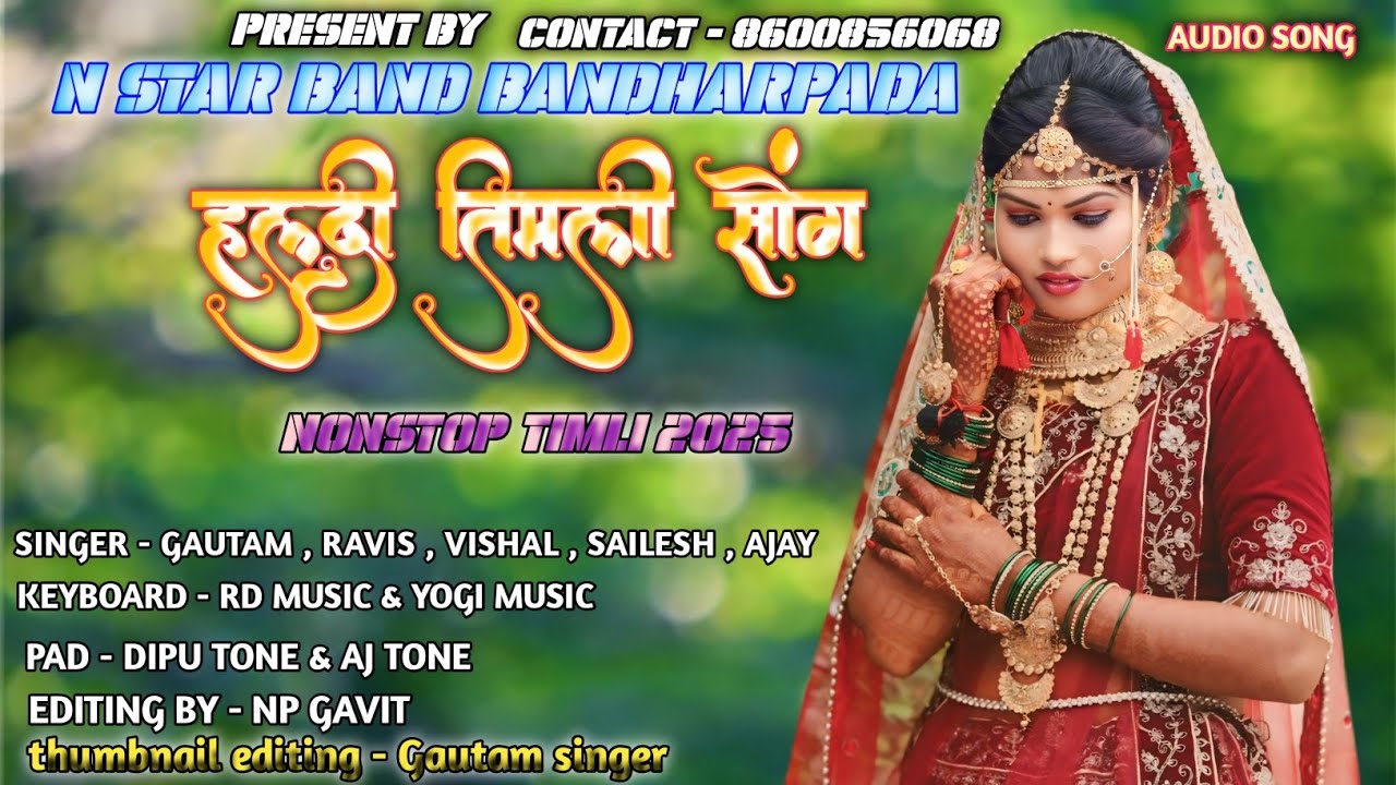 हलदी टिमली सोंग | Lagan Geet Nonstop Timli Song | Adivasi Timli Song 2025 |