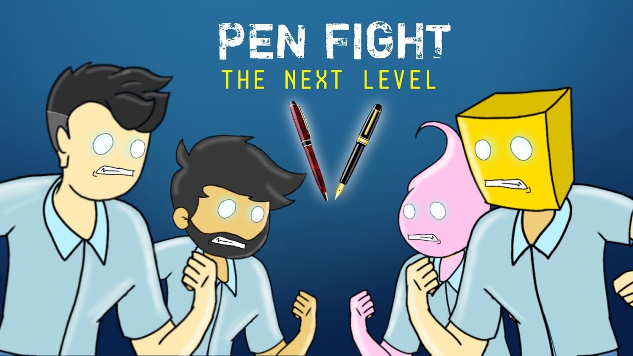 Pen Fight - The Next Level | Story time animation