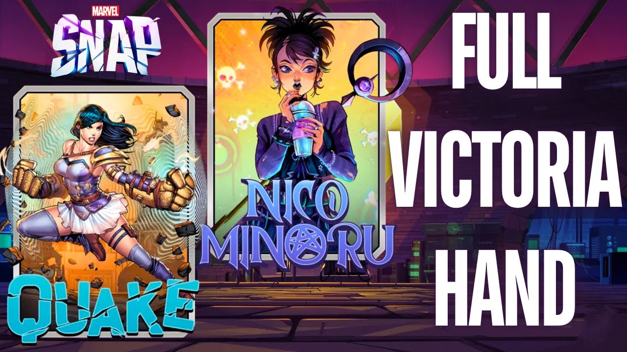 Full New Hand with this Victoria Deck Marvel Snap