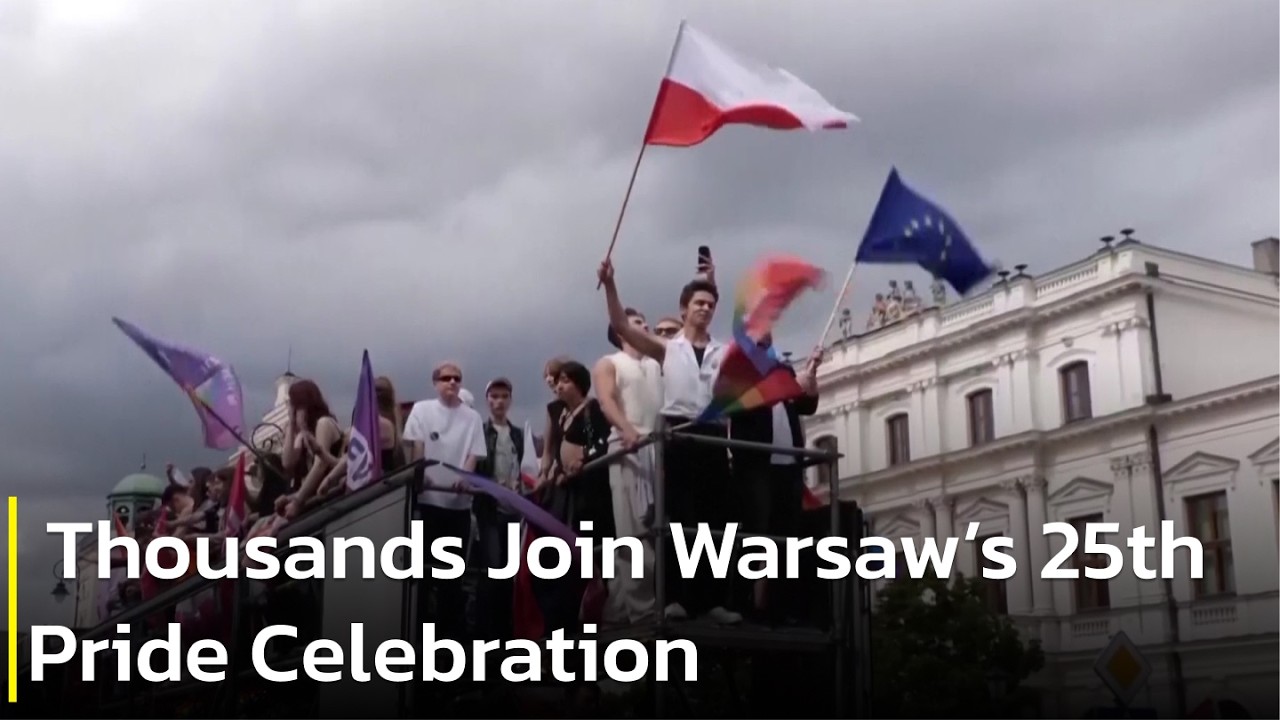 Warsaw Celebrates 25th Anniversary Pride Parade | AC1P