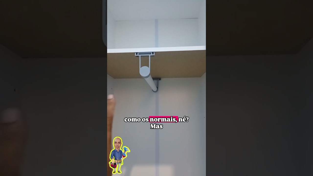 Correct placement of the clothes hanger #furnitureassemblycourse #furnitureassemblercourse