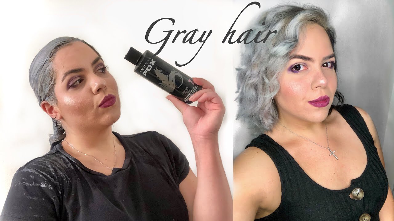Going gray! Arctic Fox Sterling hair dye