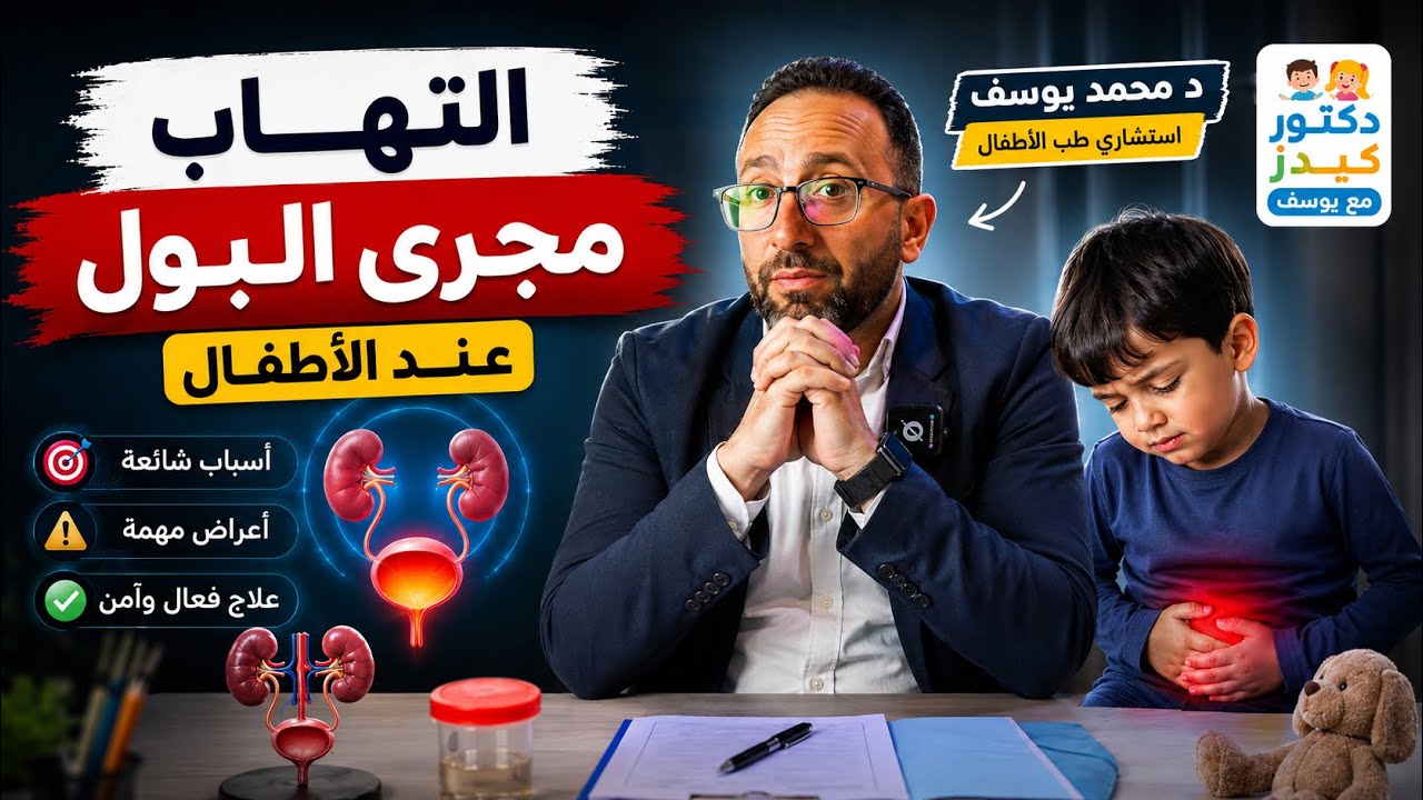 التهاب مجرى البول عند الأطفال | أعراض خطيرة ، أسباب خفية و إمتى لازم نتحرك فورا؟