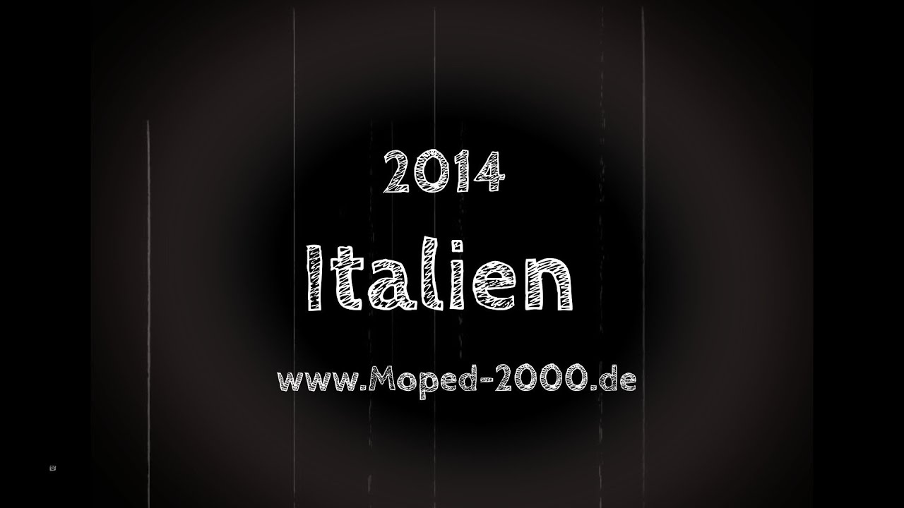 2014 Mit dem Moped nach Bibione (Italien) ans Meer (50ccm Kreidler Zündapp)