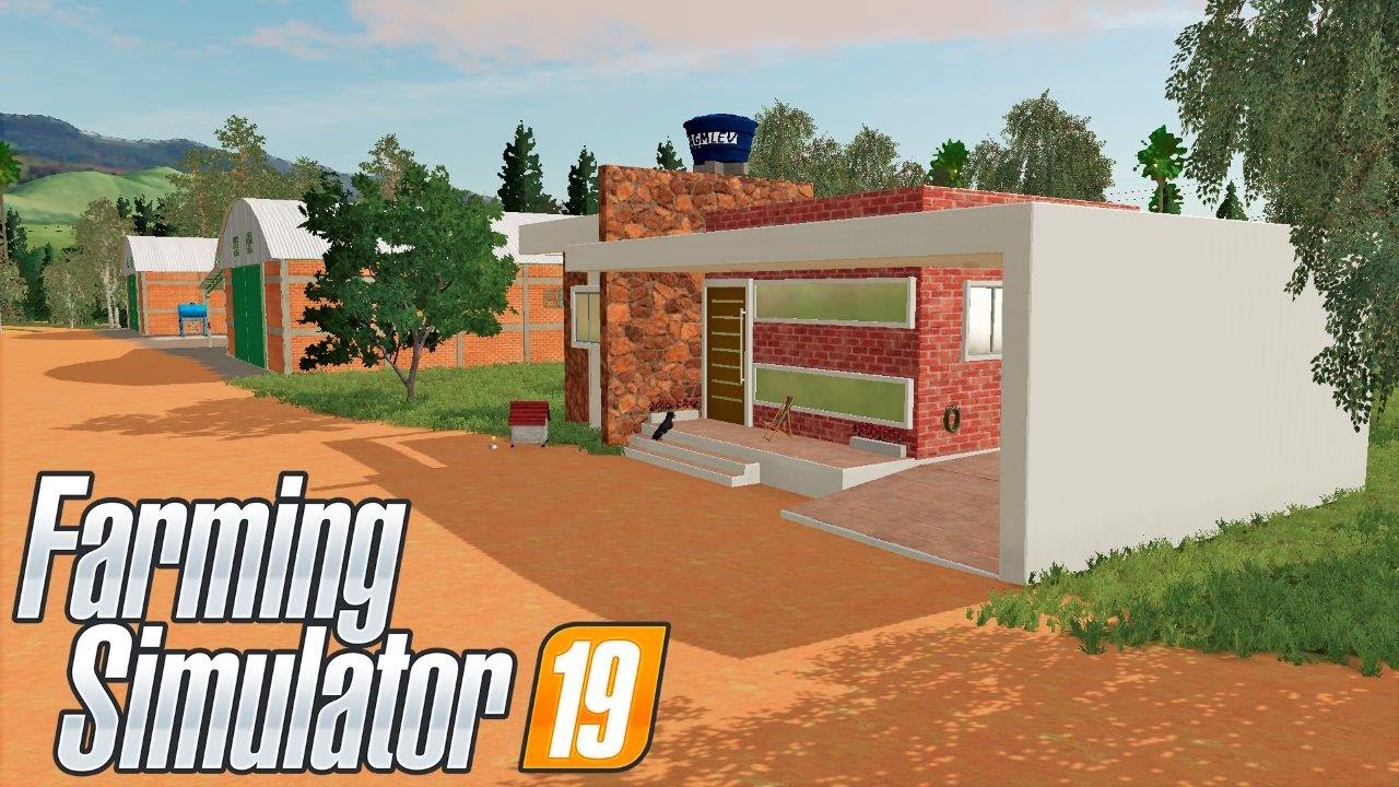 CONSTRUINDO A NOVA SEDE DA FAZENDA || AGRONÓPOLIS || FARMING SIMULATOR 19 || #304 G29