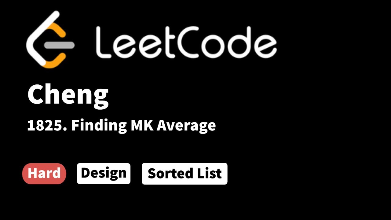 LeetCode 1825. Finding MK Average