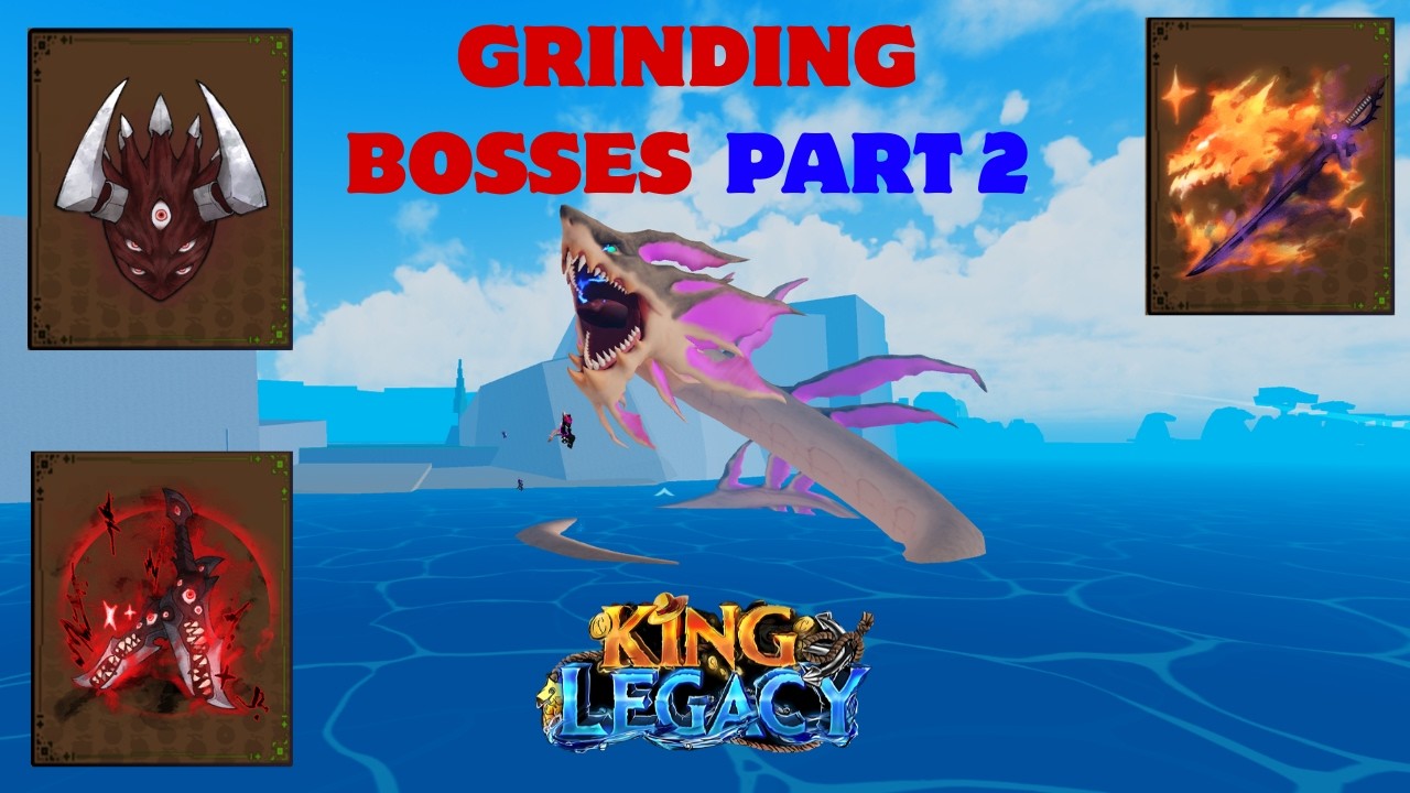 Grinding Bosses till i get drops Part II King Legacy