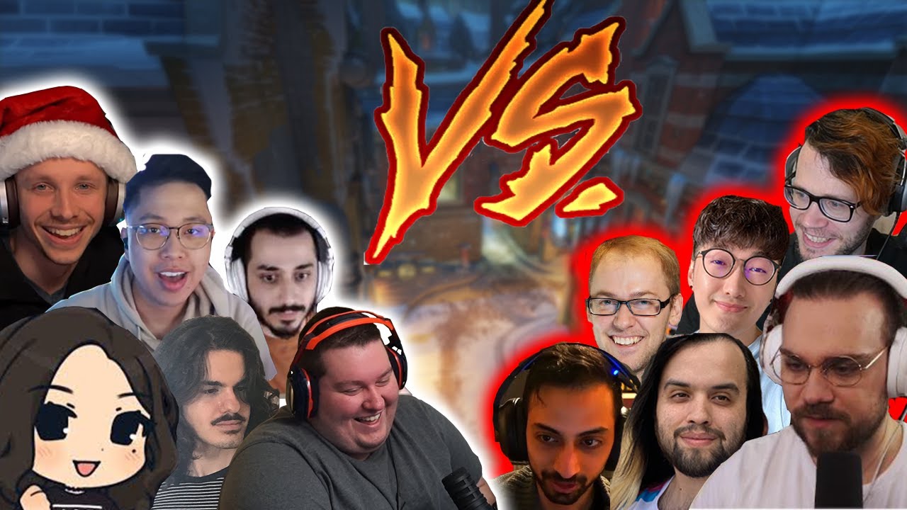 So we gathered all the OW streamers into one place to tryhard against each other