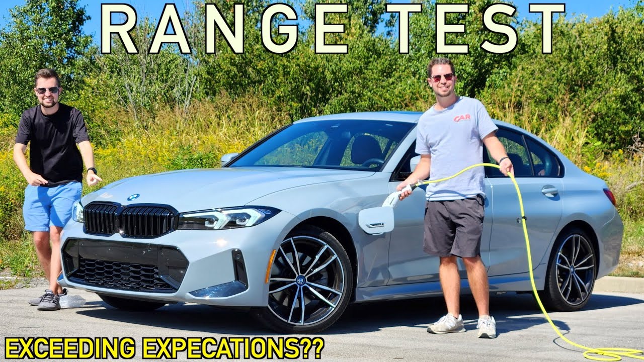 How FAR can the BMW 330e (PHEV) go on a Single Charge?? | Real-World Electric Range Test