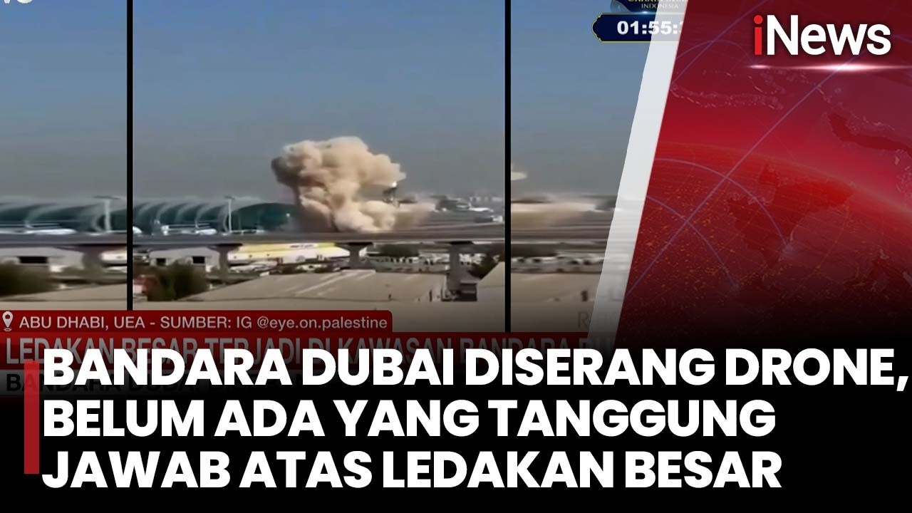 Bandara Dubai Diserang Drone, Belum Ada yang Tanggung Jawab atas Ledakan Besar | iNews Room 7/3
