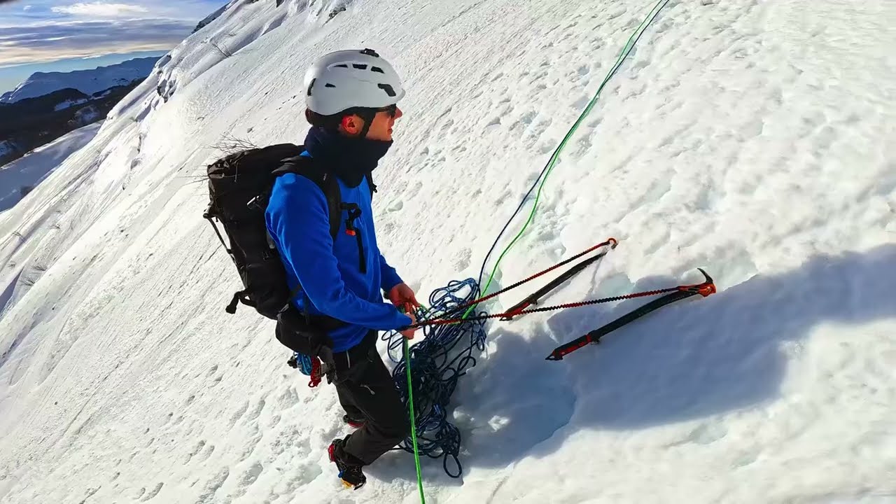 Ritirata canale destro monte Giovo
