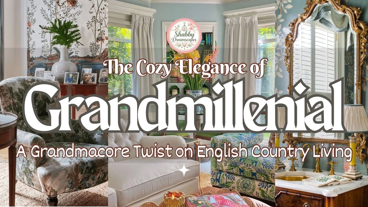 Is Grandmillennial the New Cozy Trend? | English Cottage in Grandmacore Style