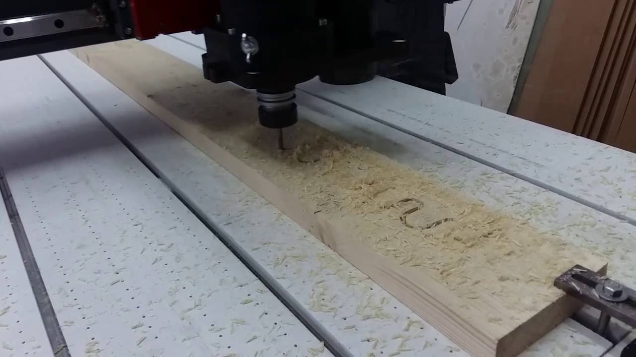 Cutting of Wood 35 mm by VOLTER CNC Router