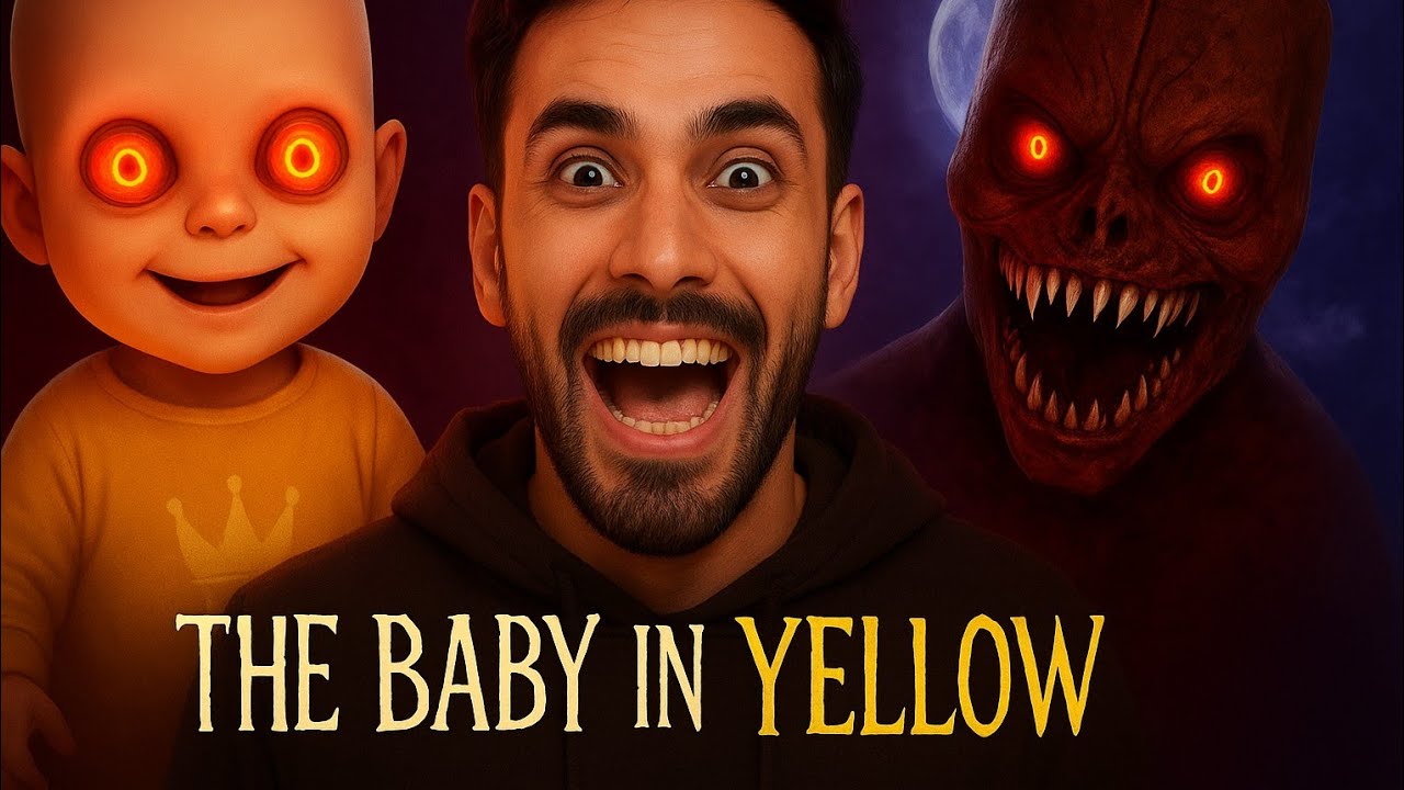 MY FIRST NIGHT WITH SHAITAAN BABY | THE BABY IN YELLOW #gaming