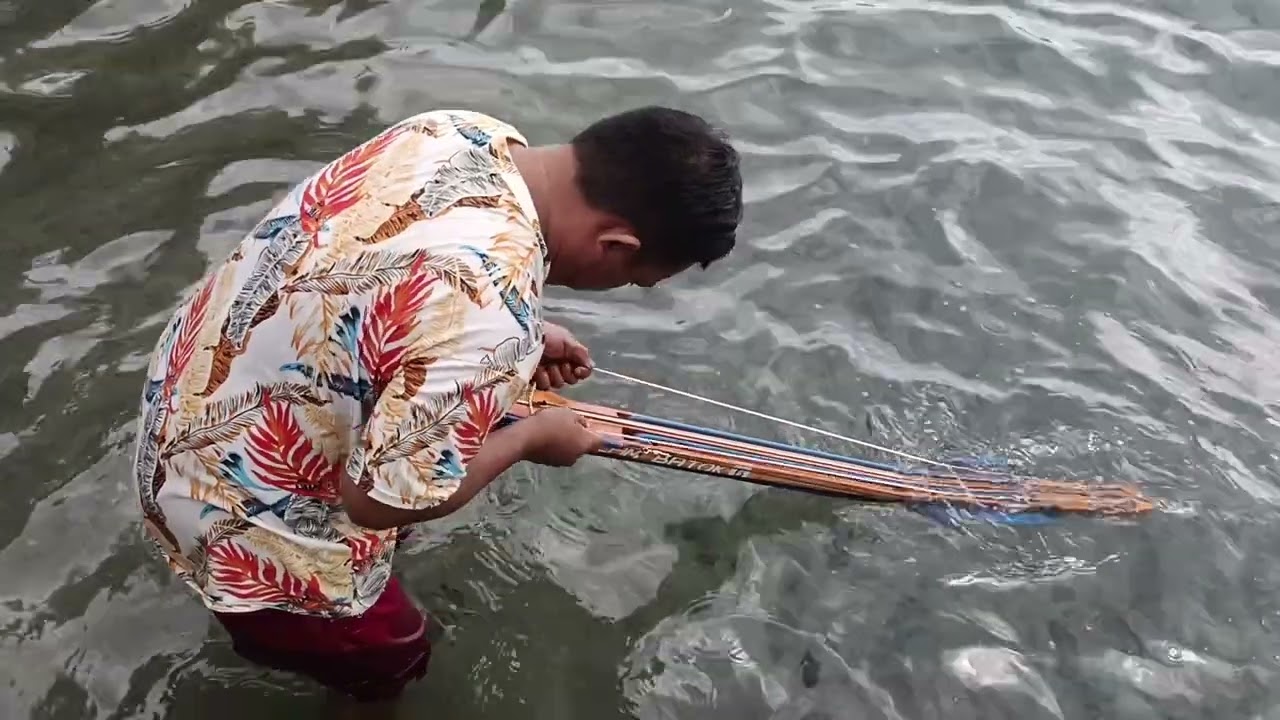 test fire 115cm inverted roller predator speargun💪💪