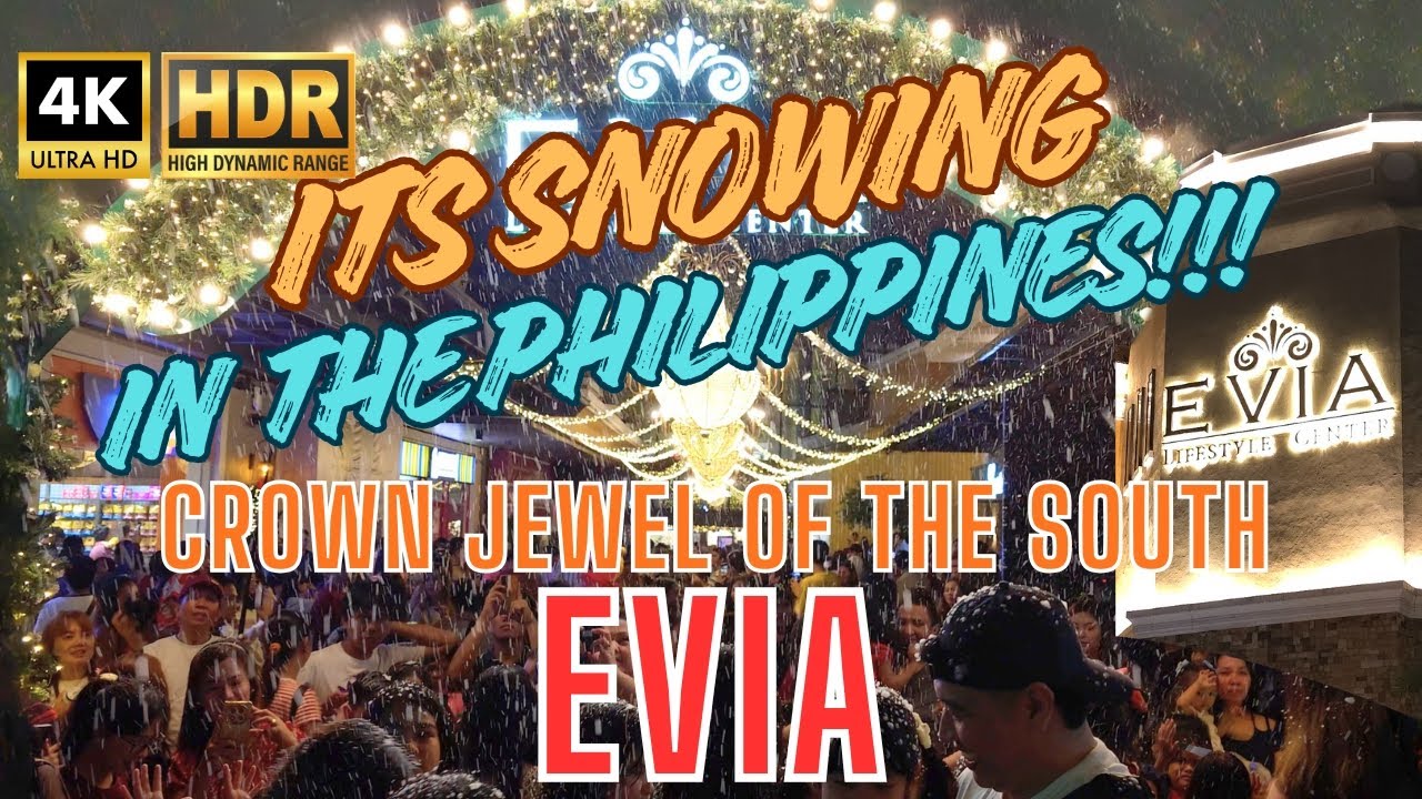 IT’S SNOWING IN THE PHILIPPINES?! 🤯 Evia Lifestyle Center Christmas 2025 Tour