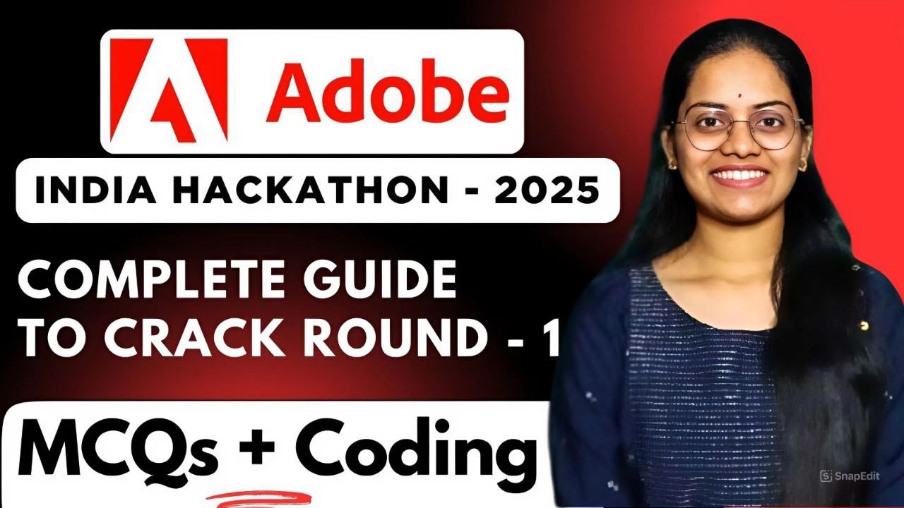 How to Crack Round - 1 | Adobe India Hackathon 2025 | Grab PPIs & Internship with Stipend 1Lakh💰
